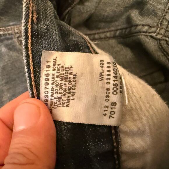 Levi's 514 Men's Jeans Medium Wash Denim Slim Straight Fit Size 29x30 - Picture 9 of 9